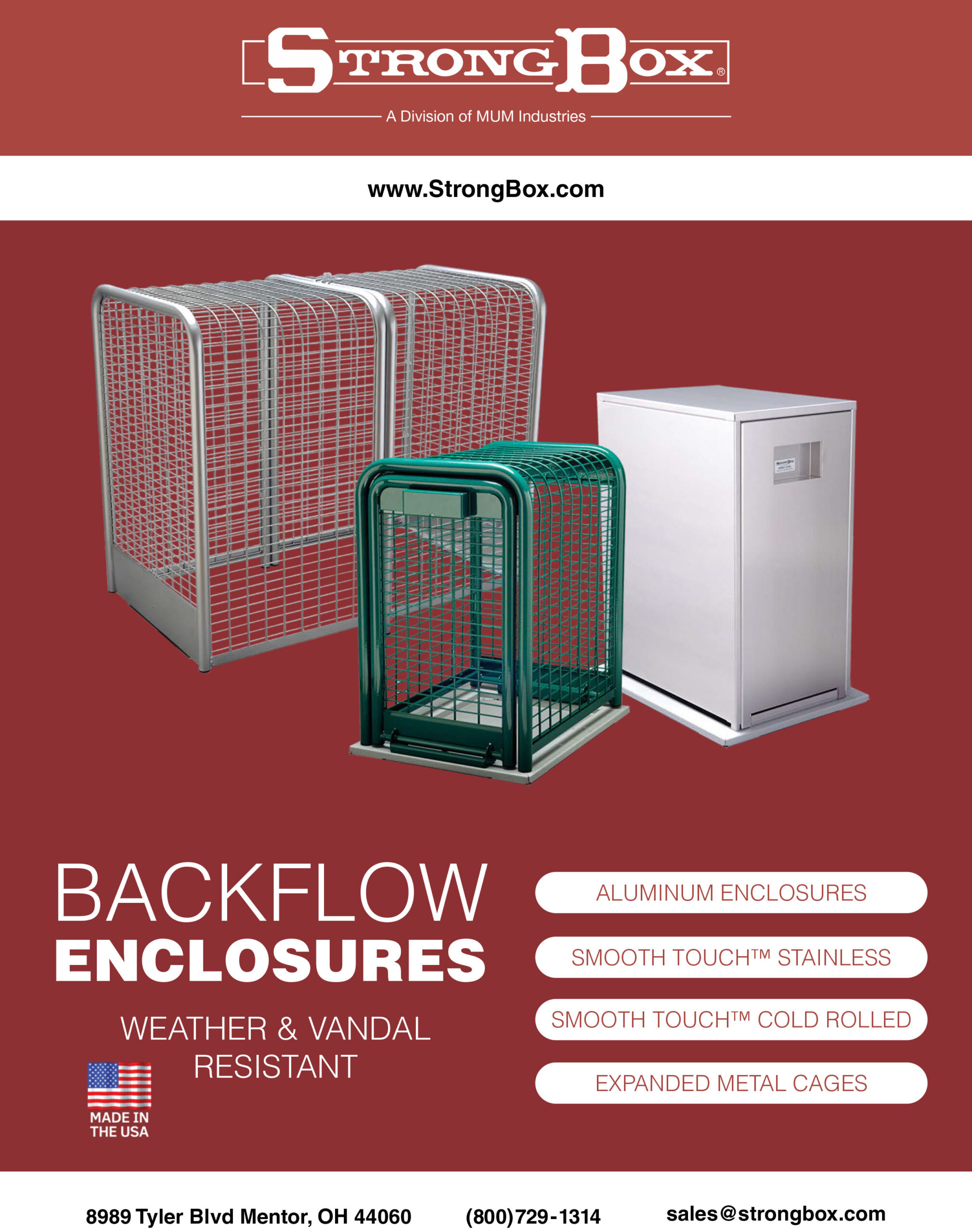 Backflow Enclosures Catalog STRONGBOX