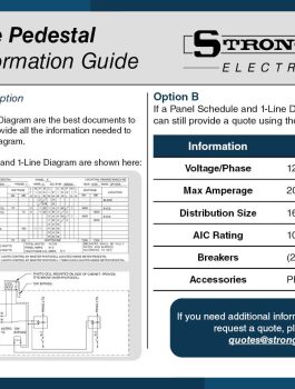 Pedestal Quoting Guide